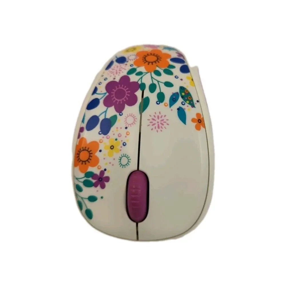 Logitech M317 Floral Spiral Wireless Optical Mouse 